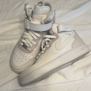 Nike White High-Top Sneakers